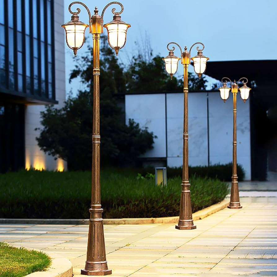 Amazon.co.jp: 街灯ポール、エクステリア ポールライト、街路灯